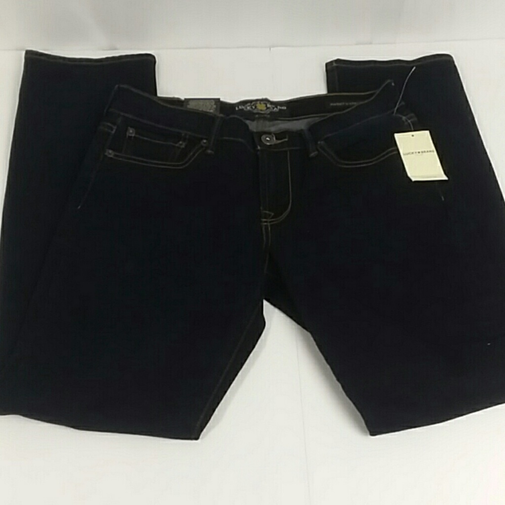 Lucky Brand sweet and straight dark jeans